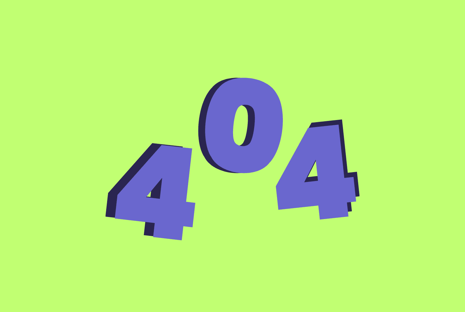 Une erreur 404